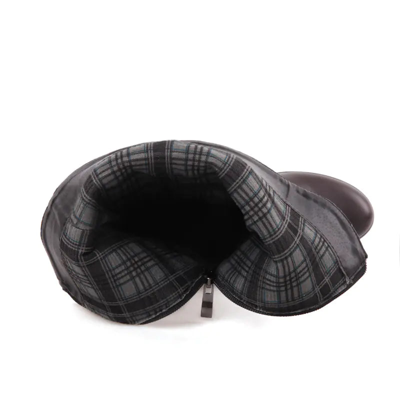 New Women's Waterproof Chunky Heel Martin Boots