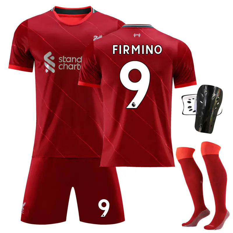 Soccer Jersey Set: Salah 11, Mane 10, Darwin 27