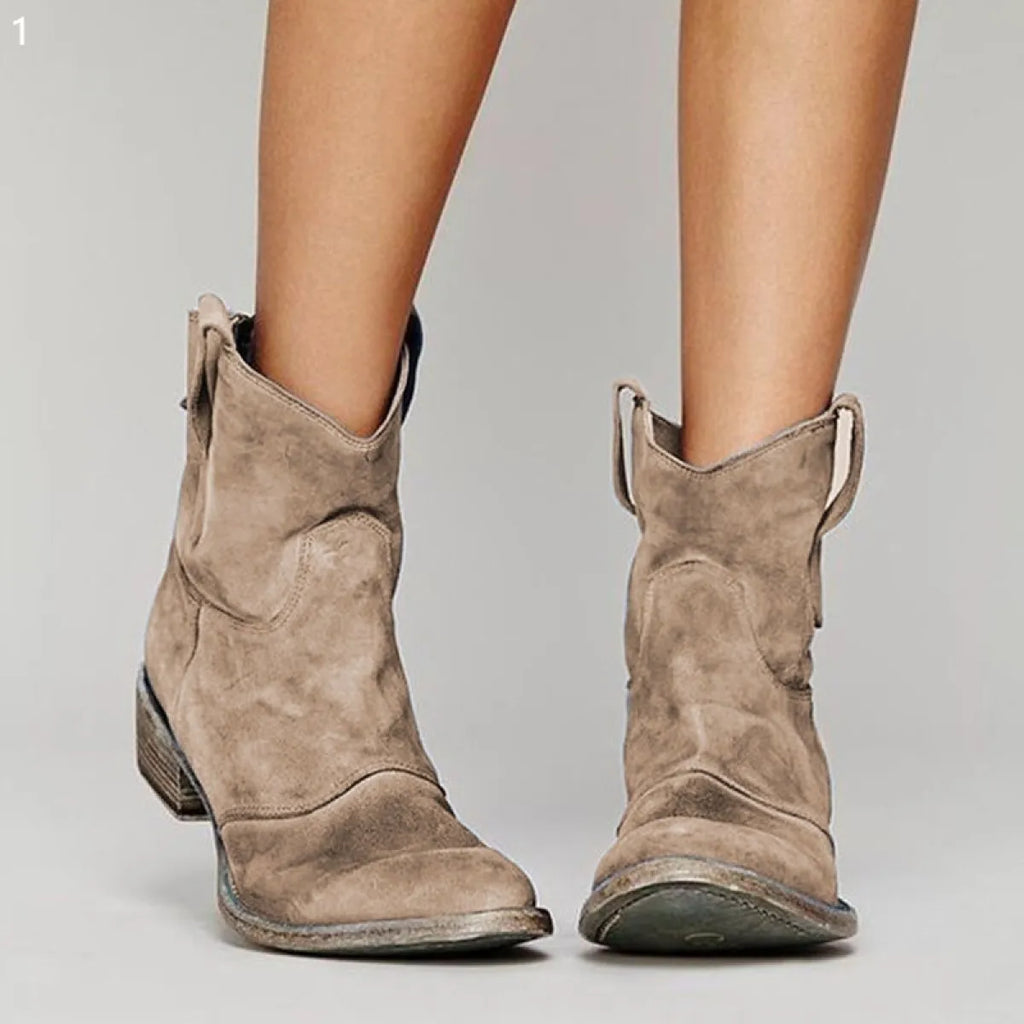 Heel Low Martin Boots