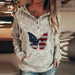 Kapuzenpullover für Damen Herbst Winter