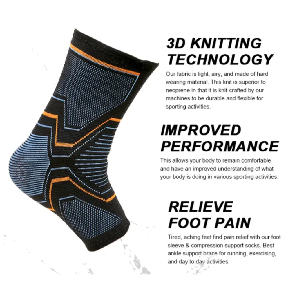 Nylon Compression Ankle Support Sleeve