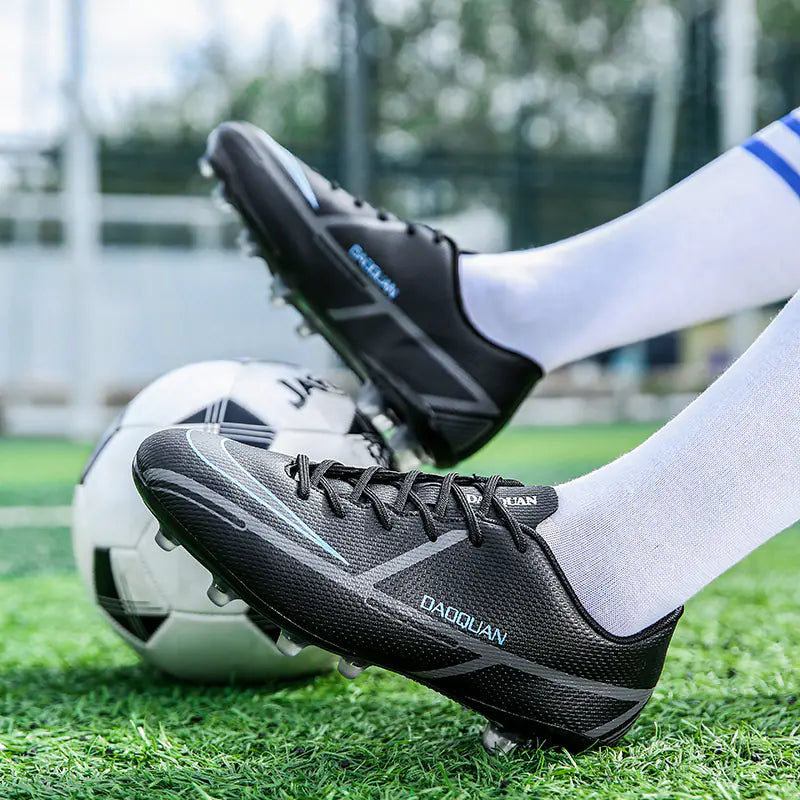 Men's Microfiber Soccer Shoes for Outdoor Sports