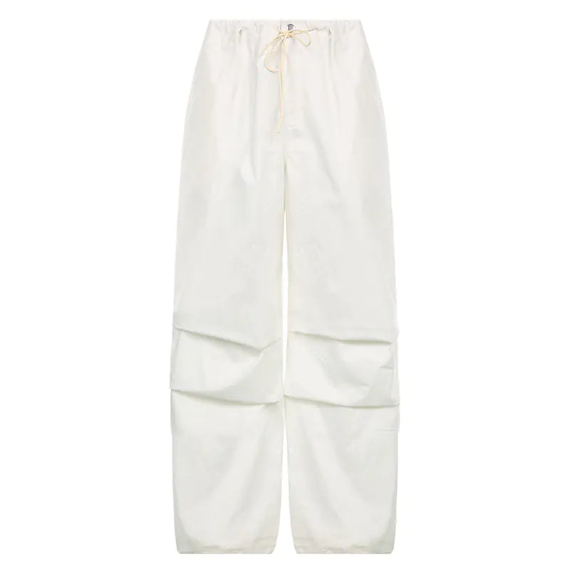 Fashion Retro Wide-Leg Cargo Pants for Women