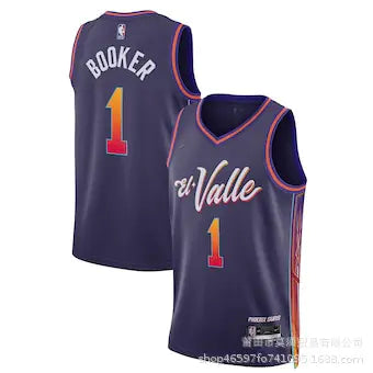 NBA New Suns Jerseys: Paul 13, Nash 35, Durant 1, Booker