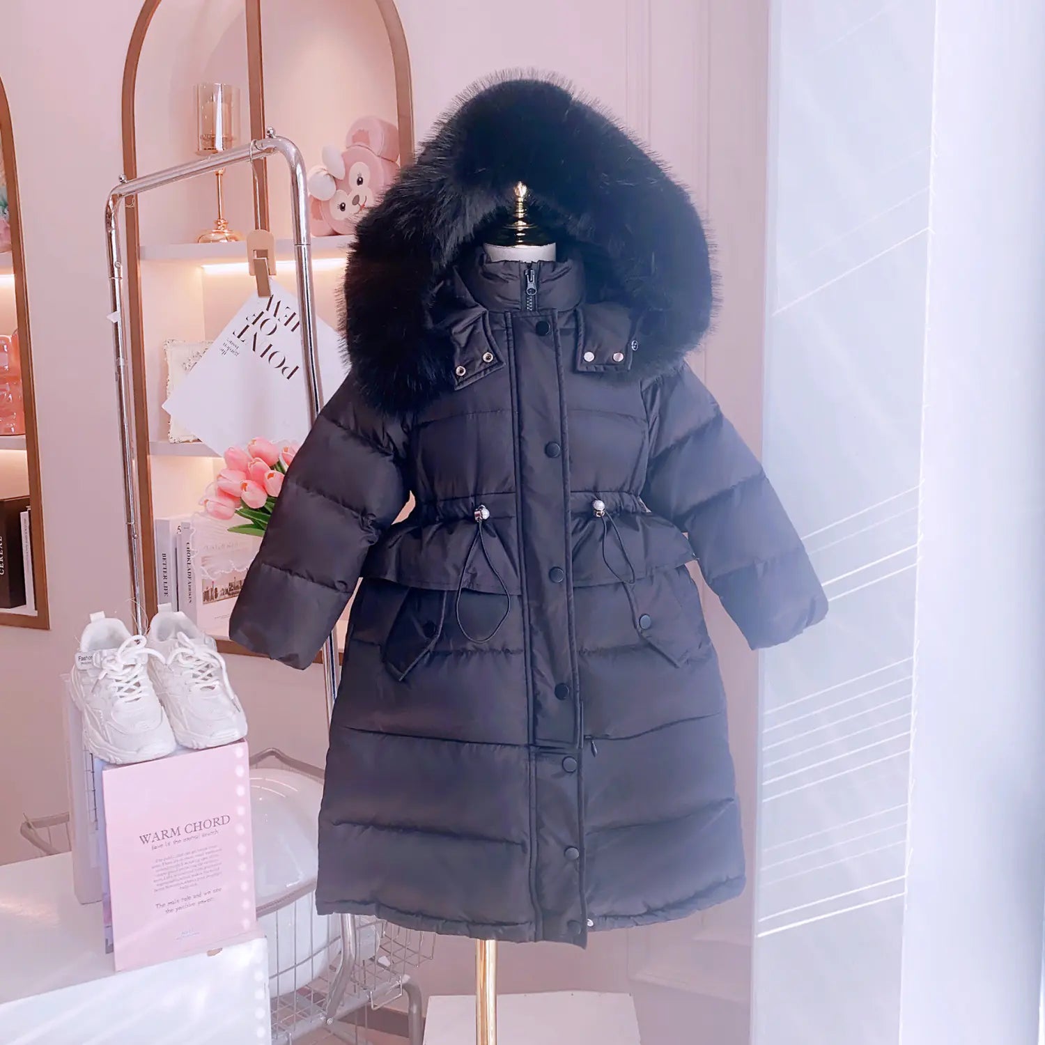 Casual Thick Warm Cotton-padded Jacket for Girls