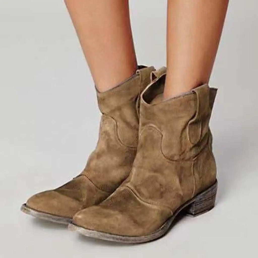 Heel Low Martin Boots