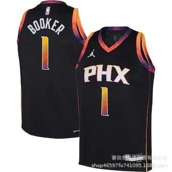 NBA New Suns Jerseys: Paul 13, Nash 35, Durant 1, Booker