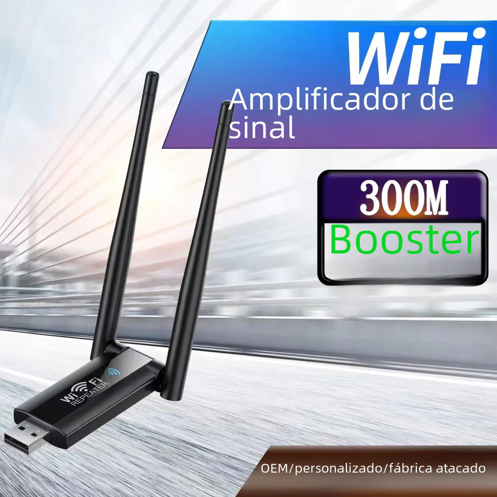 USB-Powered WiFi Signal Booster for Home Use
