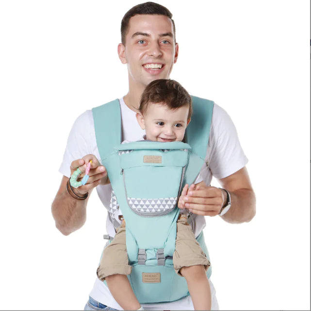 LazyChild Ergonomic Baby Carrier with Hip Seat (One Set)