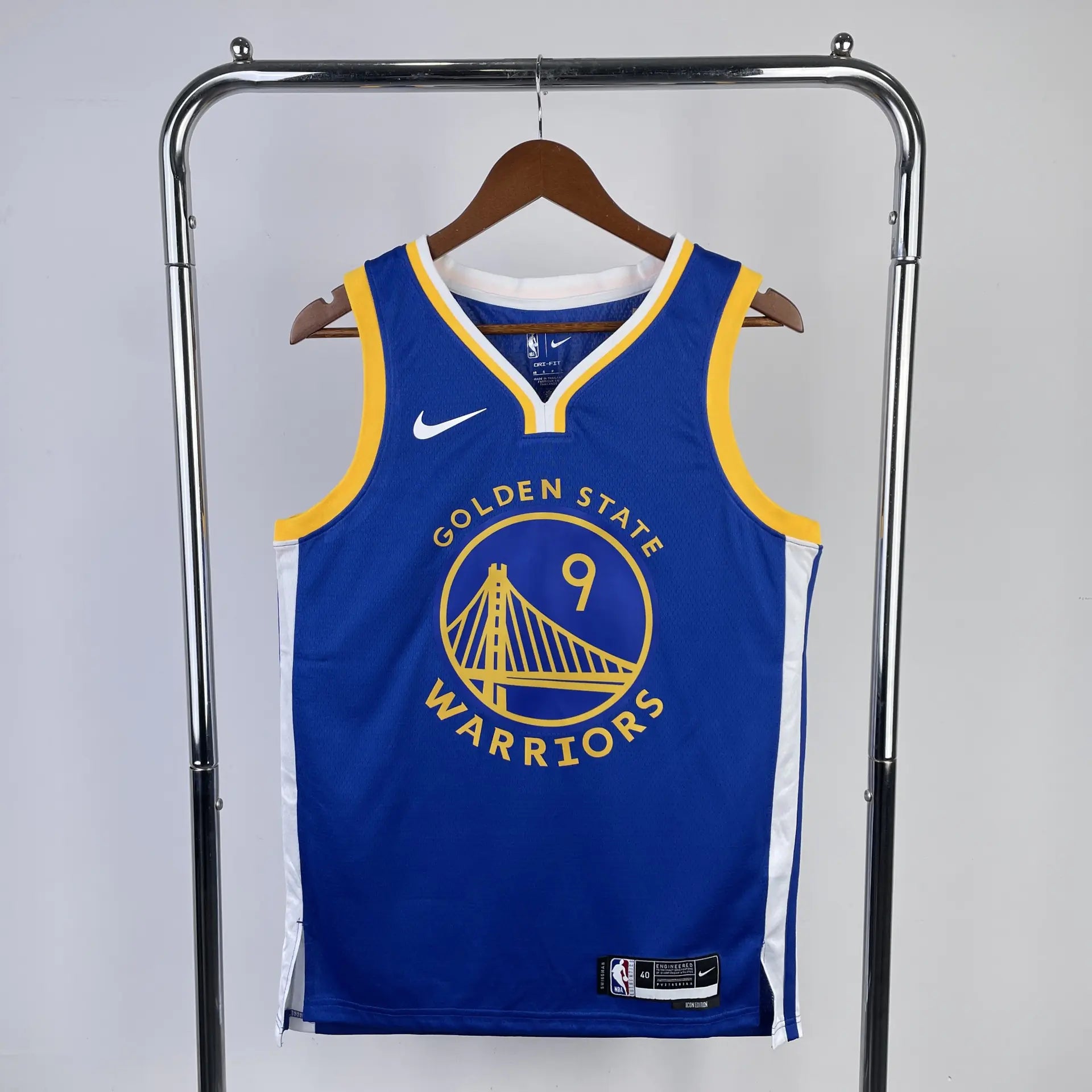 Warriors 23 Season Blue Jerseys: Curry, Thompson, Durant