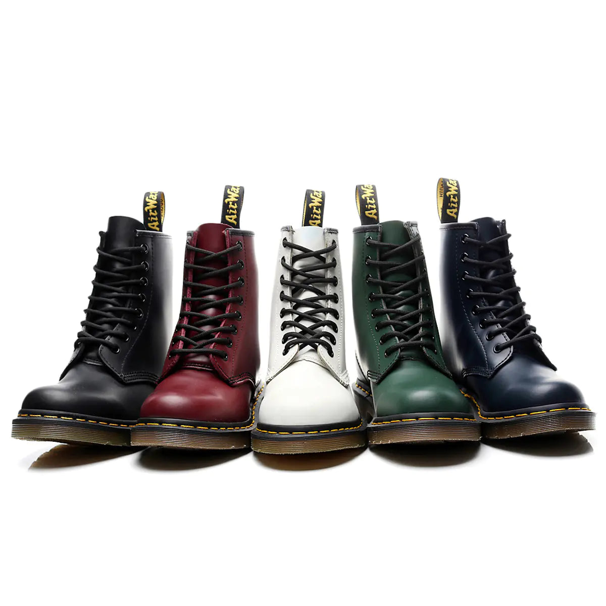 Women's Martin Boots - Trendy Leather Short Ankle Boots