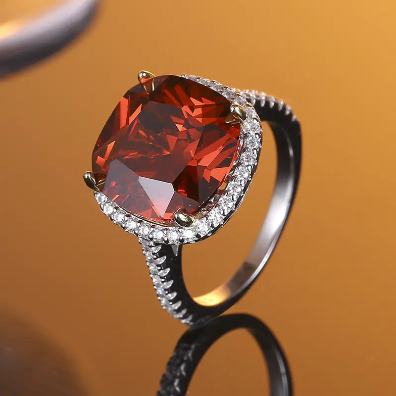 S925 Sterling Silver Ring with 1.25 Carat Diamond