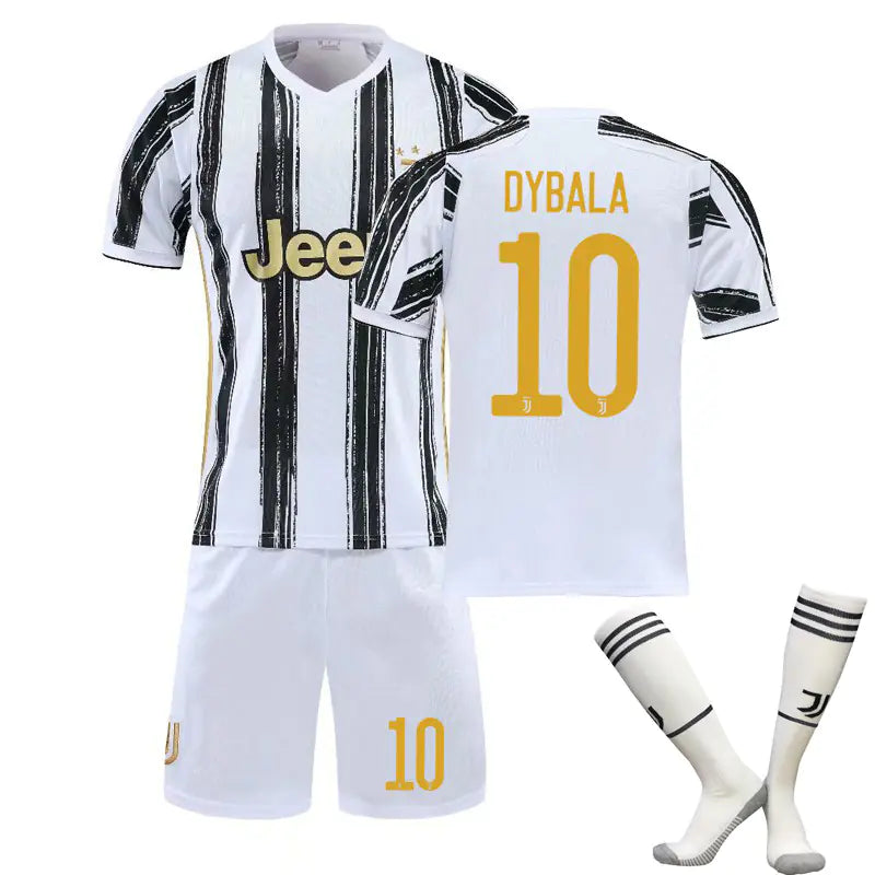 2021 Juventus Home Gold Jersey with Socks, Ronaldo 7