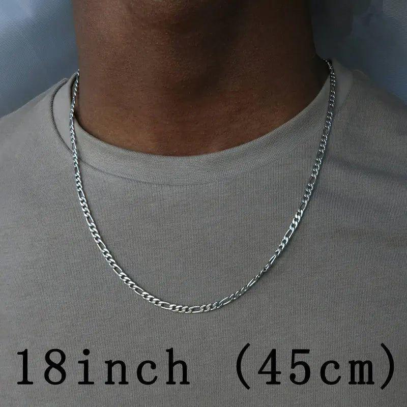 2020 Men's Alloy Chain Necklace in Trendy Gold