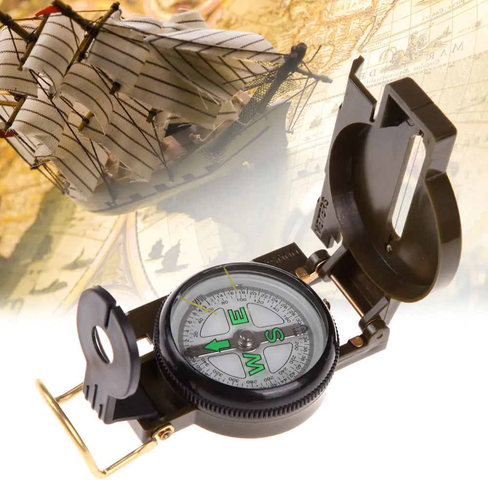 Plastic Casing Compass - American Style Outdoor Multi-Function