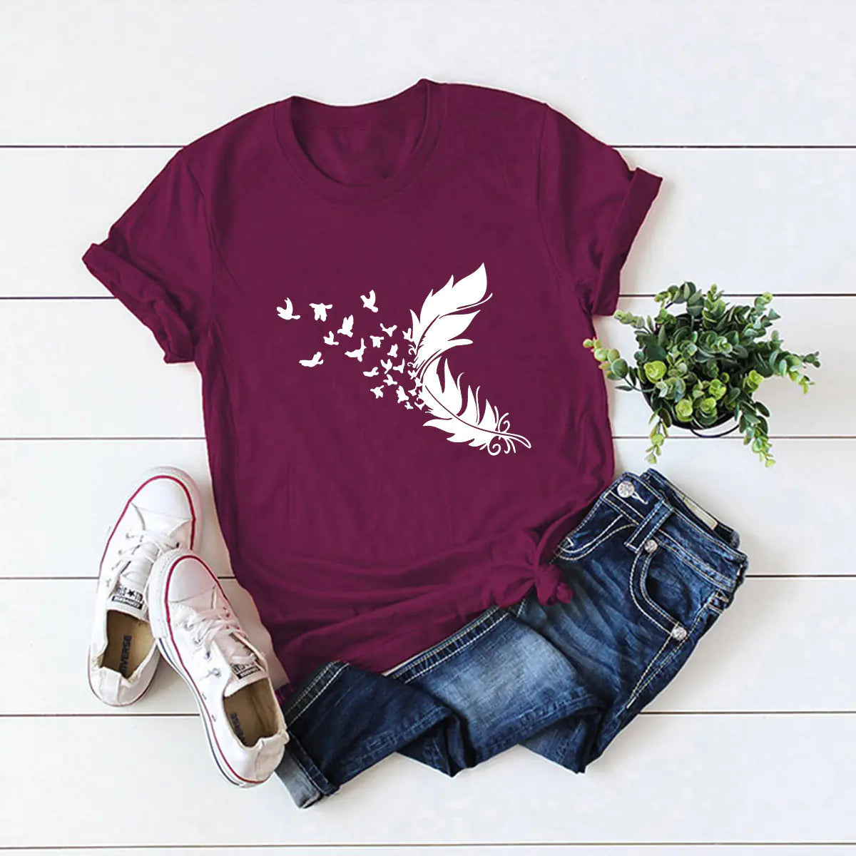 Trendy Women's Cotton T-Shirt