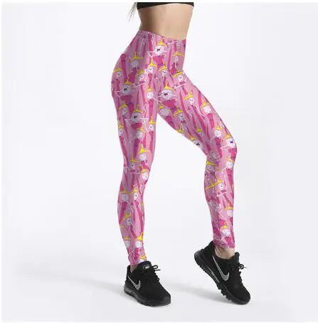 Fashion Printed Leggings for Women - Colorful Pencil Pants