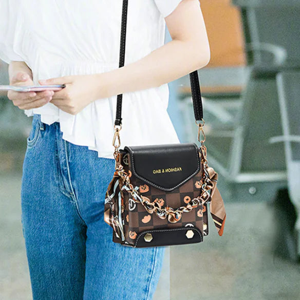 Trendy Women's Single Shoulder Messenger Bag for Phones