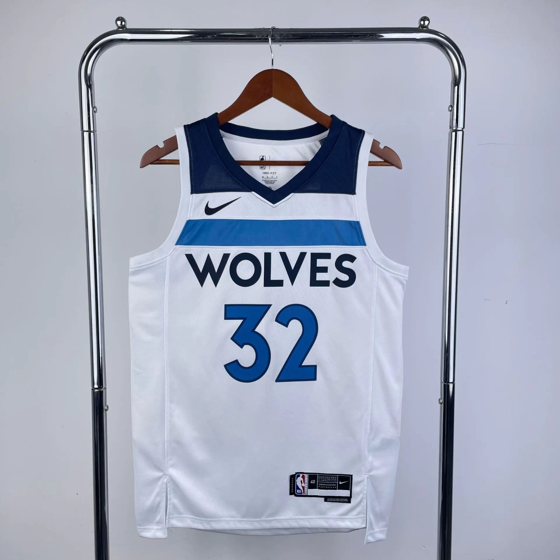 2023 Season Timberwolves Home White NBA Jerseys