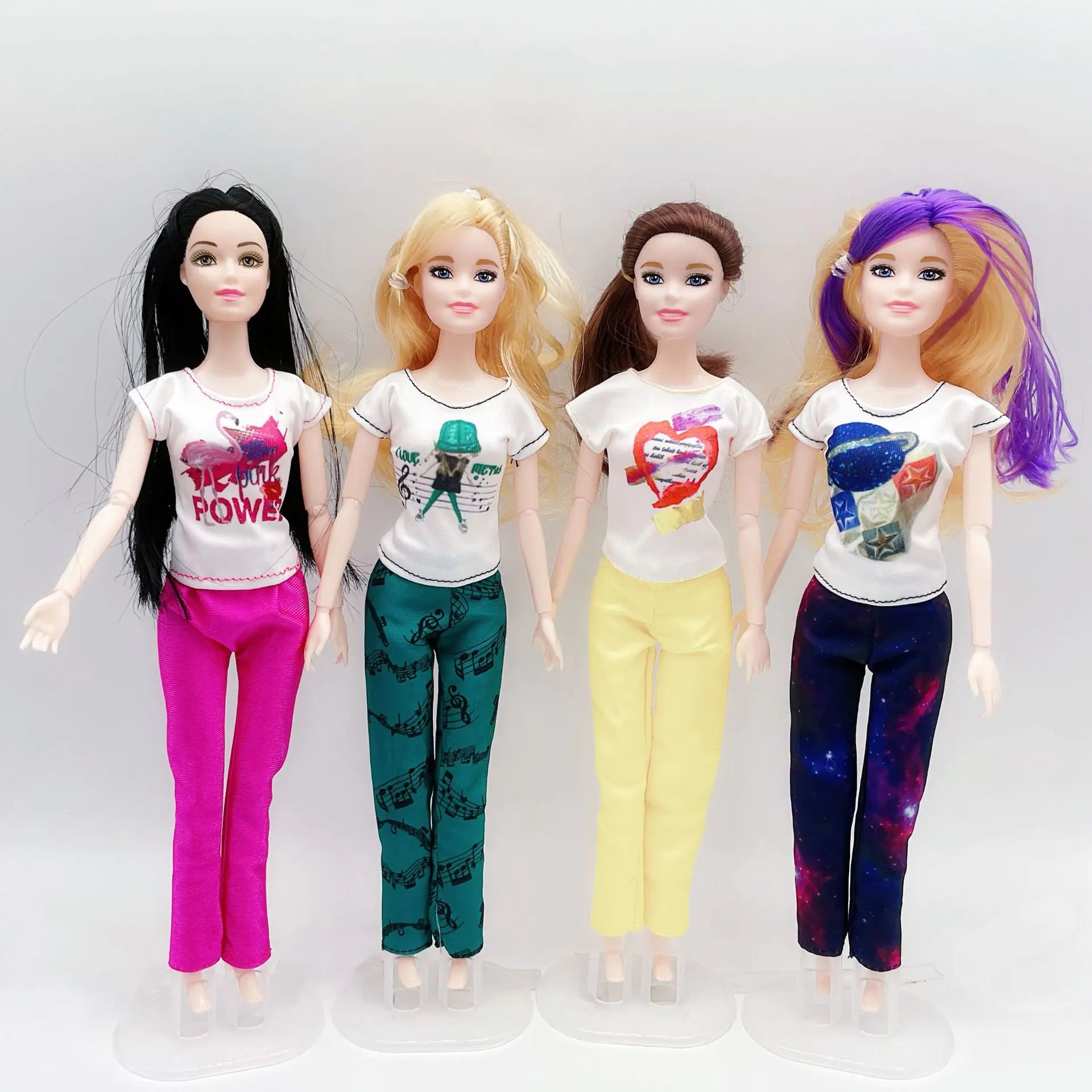 11 Inch Barbie Doll Clothes with Plush Short Coat Set