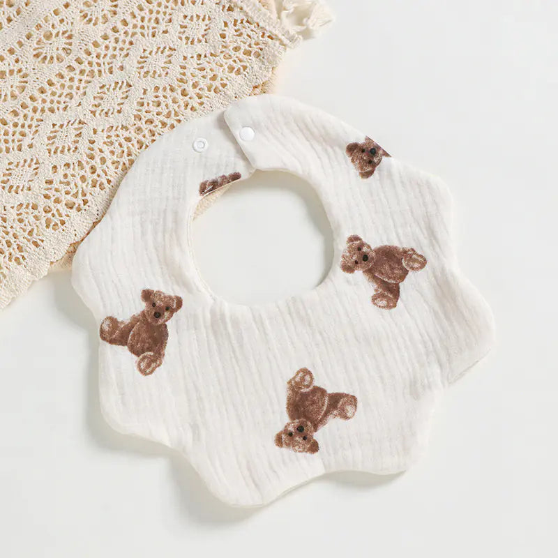 Cartoon Cotton Towel for Babies - Anti-Spit Design