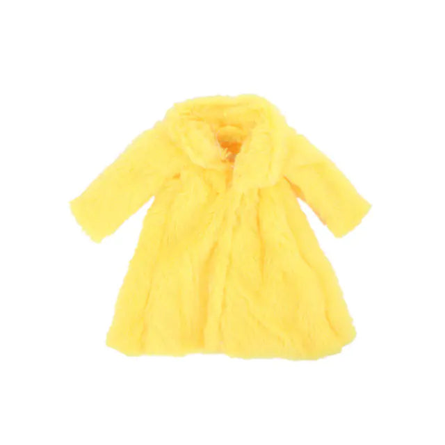 Plush Coat Accessories for 26-30cm Barbie Dolls