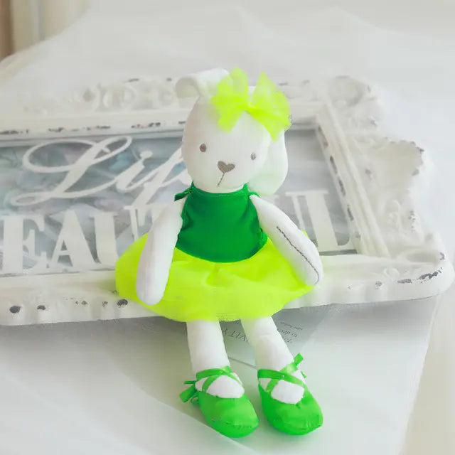 Kawaii Soft Plush Rabbit Toy for Baby Girls and Kids