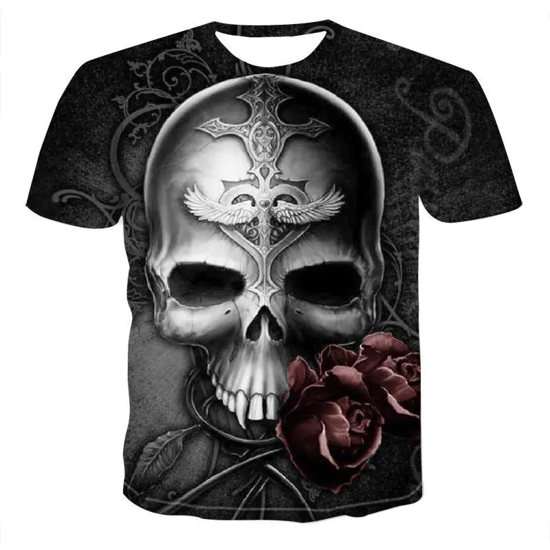 Digital Print 3D Short Sleeve T-Shirt