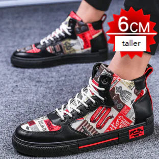 Winter Trendy High-Top Canvas Sneakers for Men