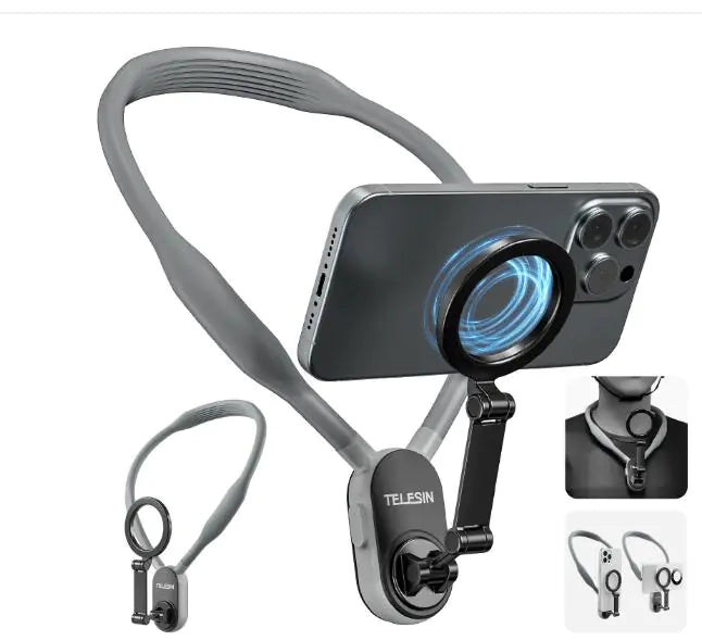 TELESIN MagSafe Neck Phone Mount for Steady Shooting