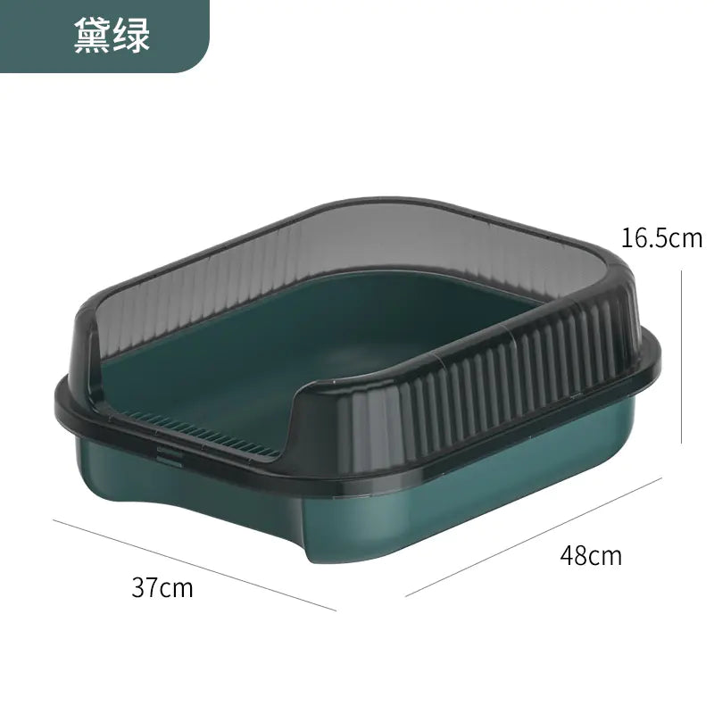 Large Semi-Enclosed Cat Litter Box for Wholesale