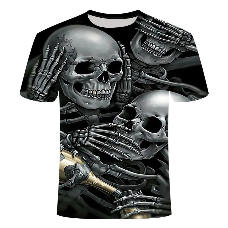 Digital Print 3D Short Sleeve T-Shirt