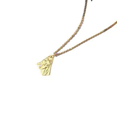 18K Gold Titanium Steel Irregular Choker Necklace