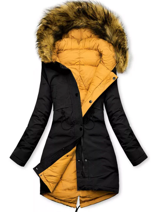 Reversible Hooded Cotton Jacket for Women