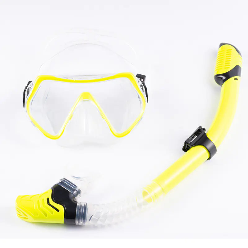 Adult Full Face Snorkel Mask and Breathing Tube Set
