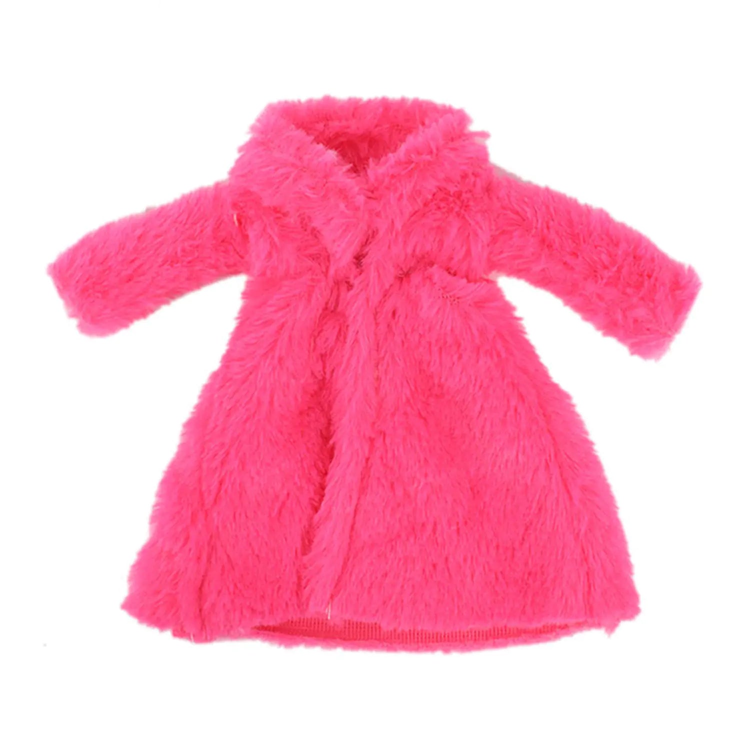 New Barbie Plush Coat for 26-30cm Dolls