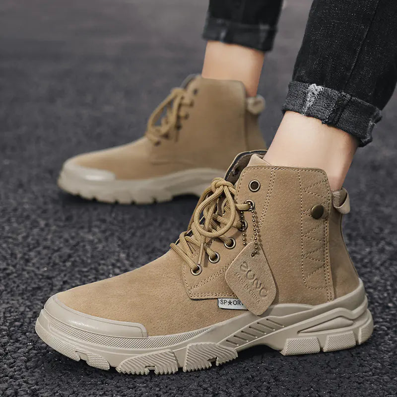 Men's High-Top British Style Trendy Martin Boots