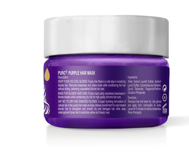Color Locking Purple Hair Mask 60g for Hair Care