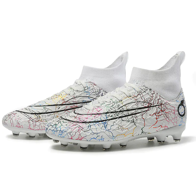 Men's Microfiber Soccer Shoes for Outdoor Training