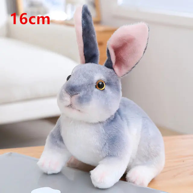 Realistic Kawaii Long-Eared Rabbit Plush Toy