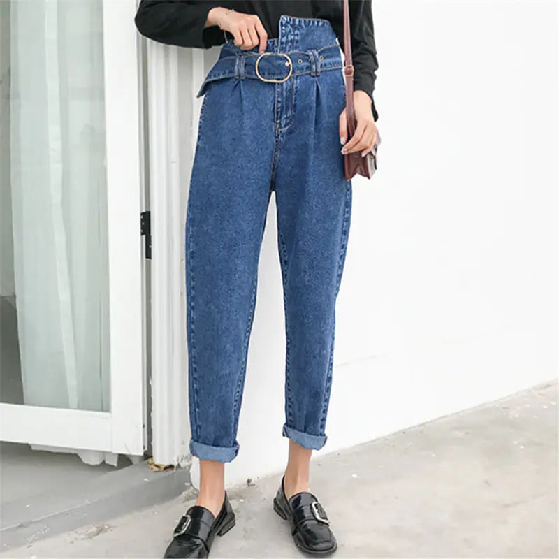 Harem Pants, Baggy Pants, Denim Harem Trousers