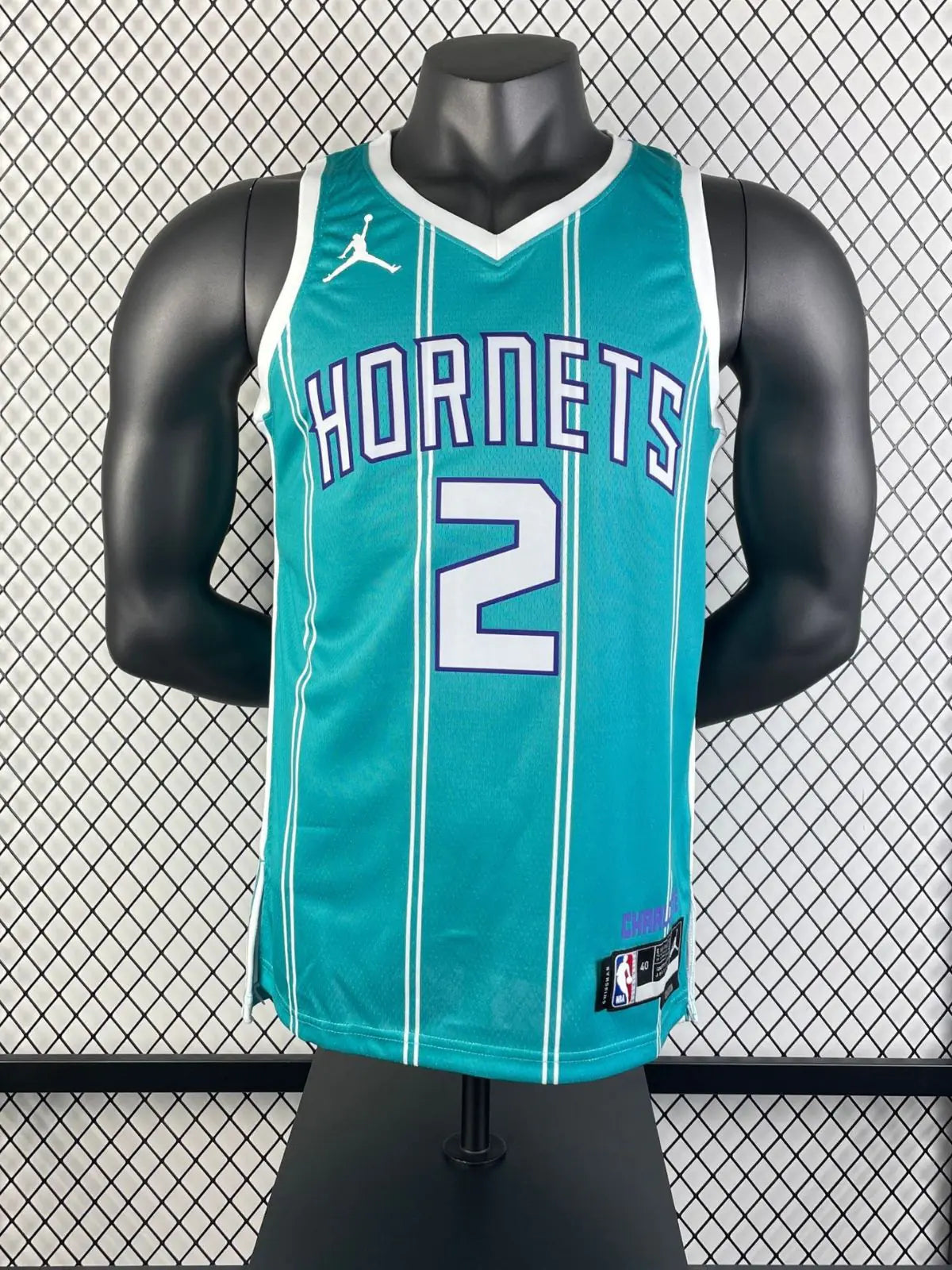 Hornets 2023 Season White Blue NBA Jerseys (Quick-Dry)