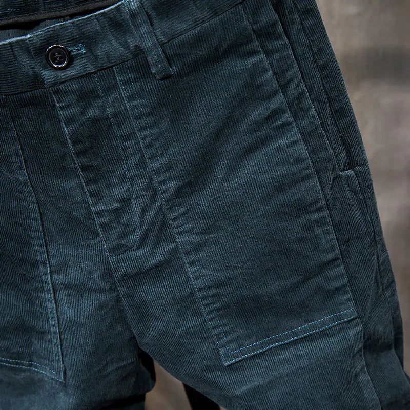 Men's Slim Fit Corduroy Stretch Casual Pants
