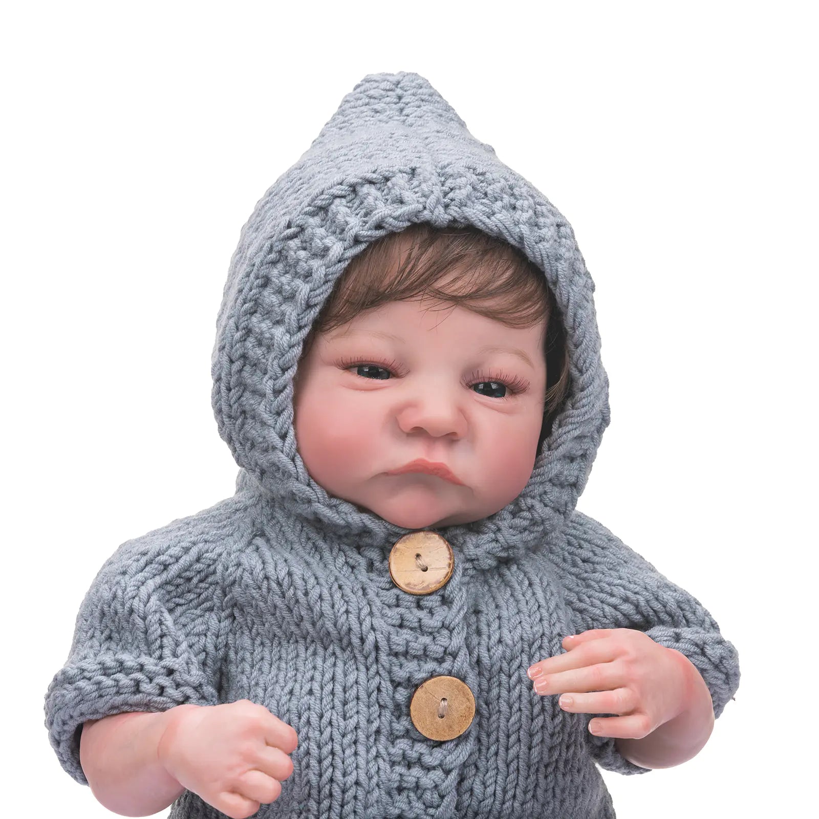 49cm Realistic Reborn Doll Levi Awake with Veins
