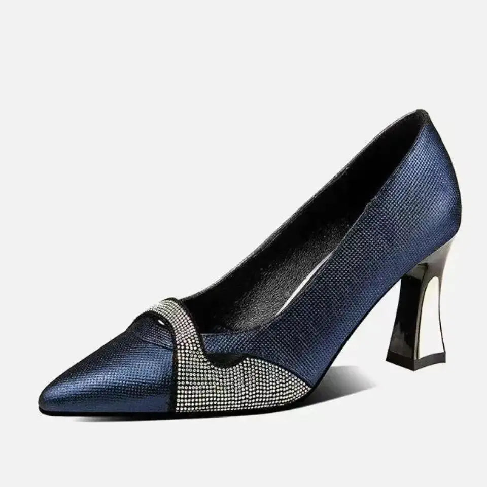 Summer Women's Sequined Rhinestone Heels