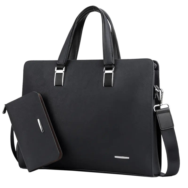 Men's Genuine Leather Briefcase for Laptop