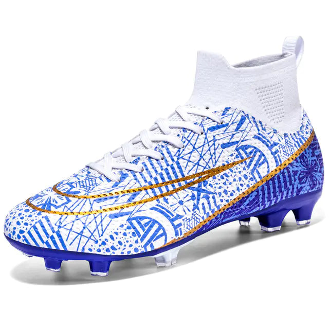 Men's Outdoor Soccer Shoes in Microfiber Material