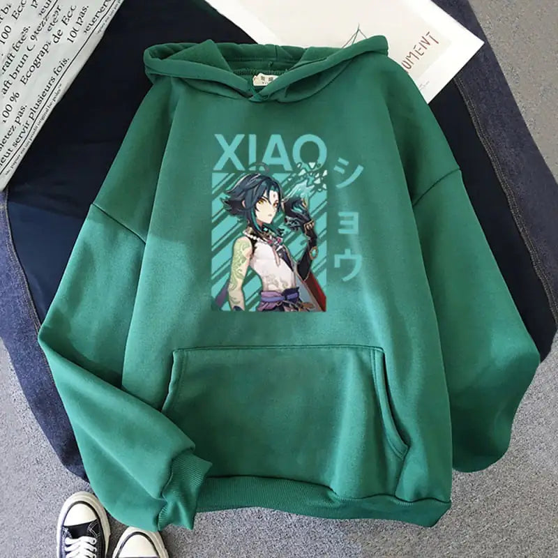 Couple Hooded Fleece Pullover Sweater