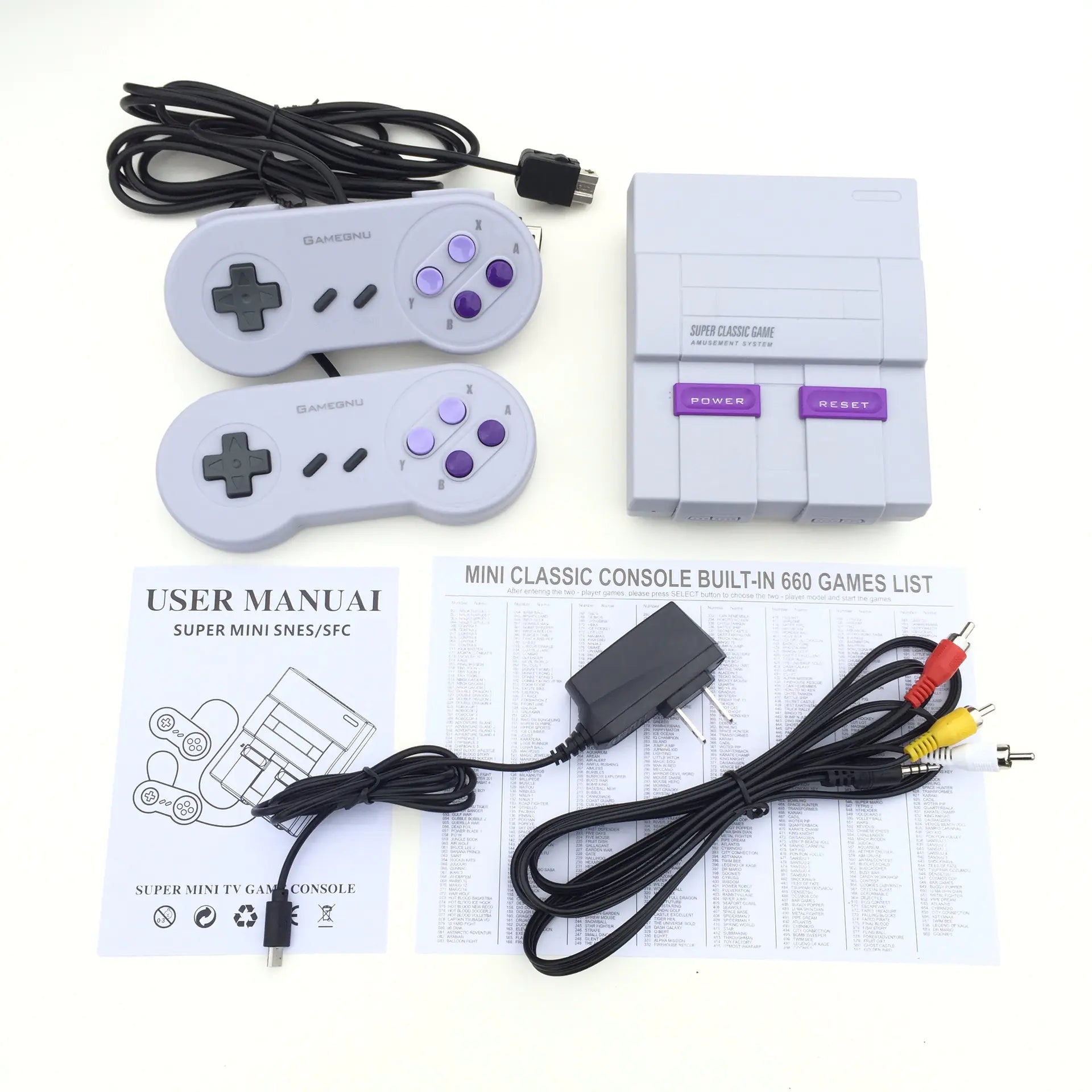 NES Retro SNES MINI Console with 400-660 Games