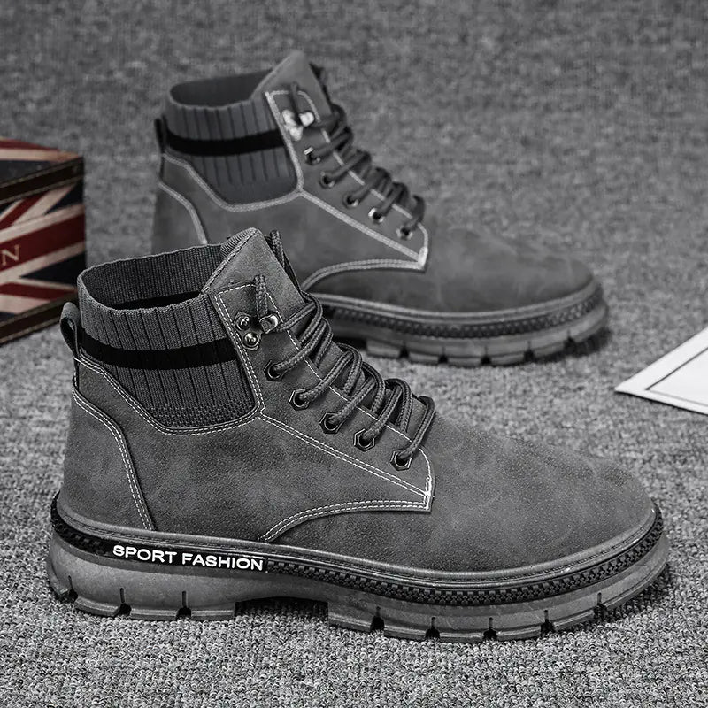 Botas coreanas casuales de moda para hombre
